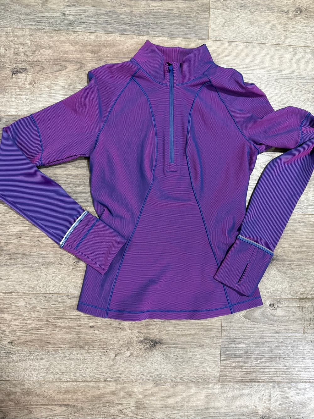 lululemon athletica Purple and Blue Half-Zip
